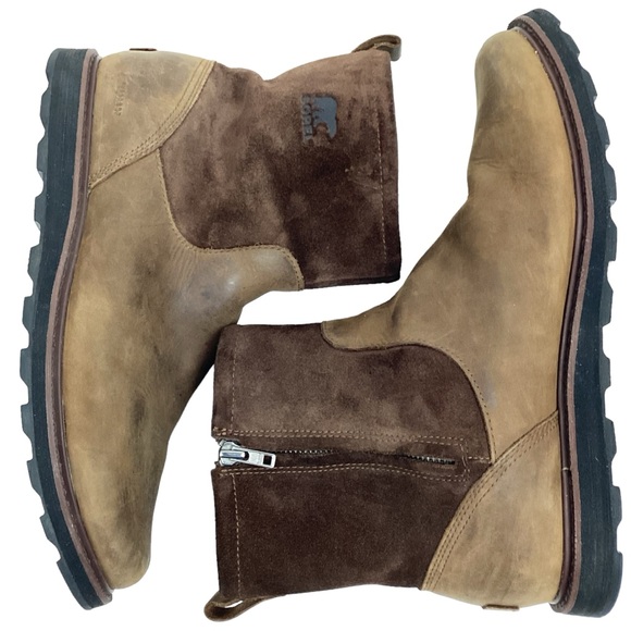 SOREL Madson Zip Waterproof Suede Leather Boots NM 2344 - Picture 2 of 11